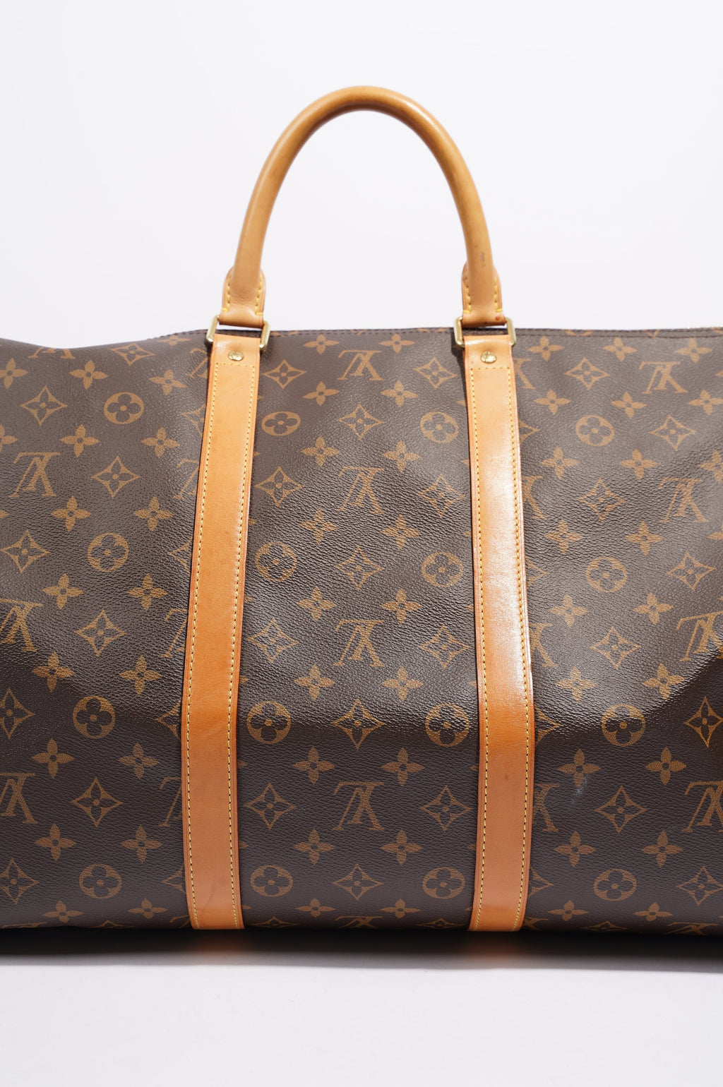 Louis Vuitton Womens Keepall Bandouliere Monogram 55