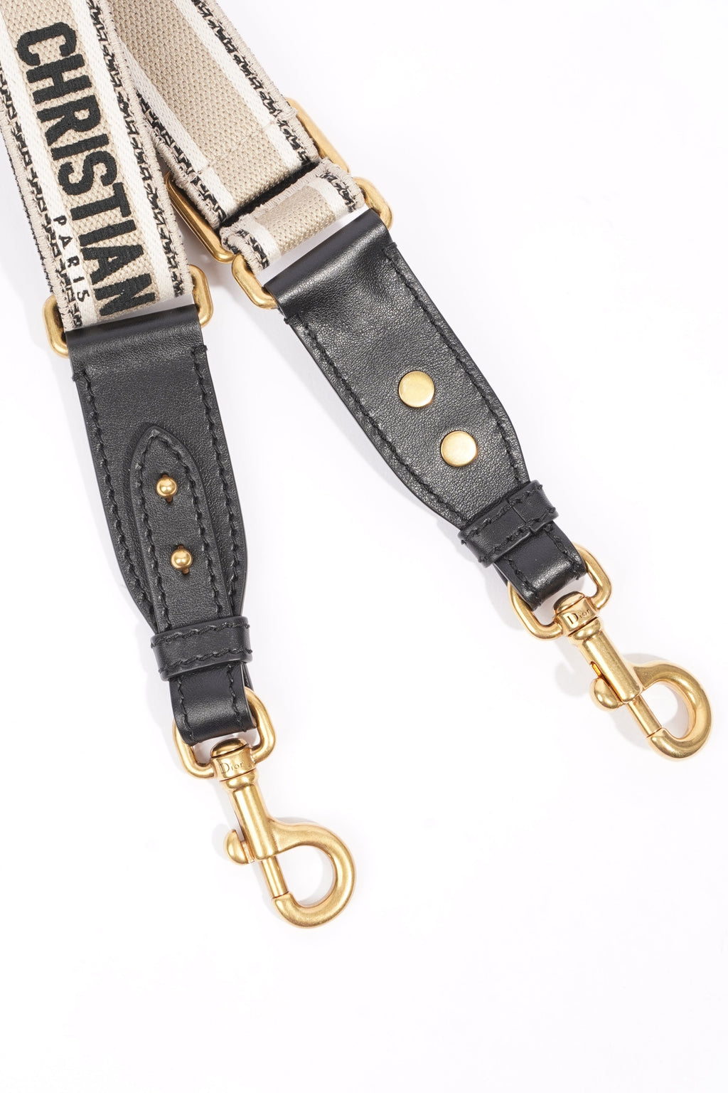 Christian Dior Womens Shoulder Strap Blue / White Canvas