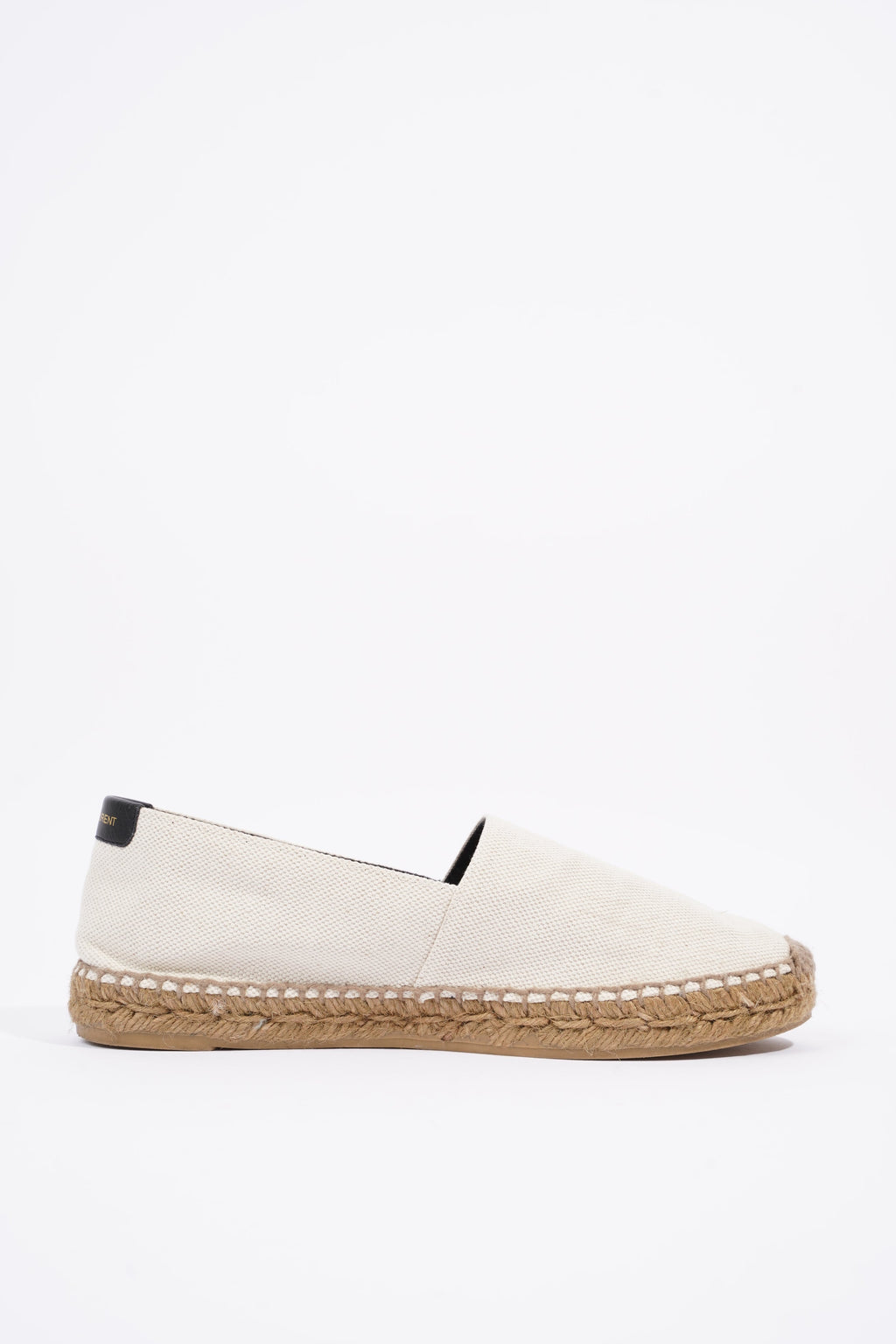 Saint Laurent Womens Espadrille Sl Signat White EU 37 / UK 4