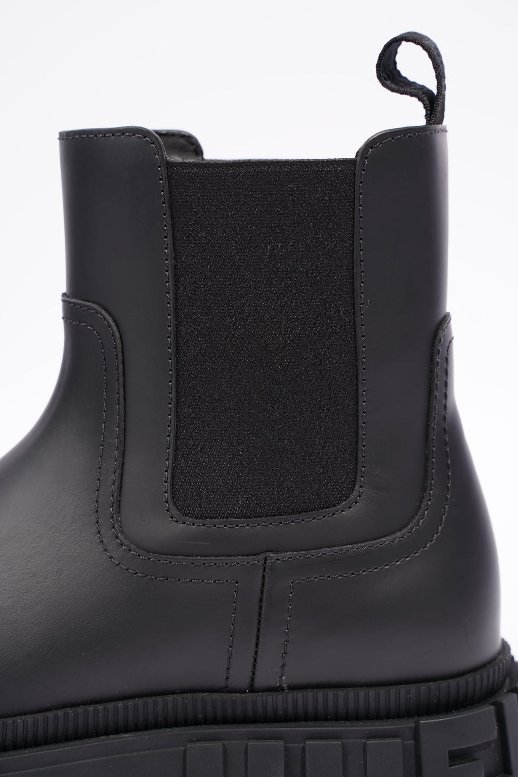 Fendi Mens Leather Chelsea Boot Black EU 41 / UK 7
