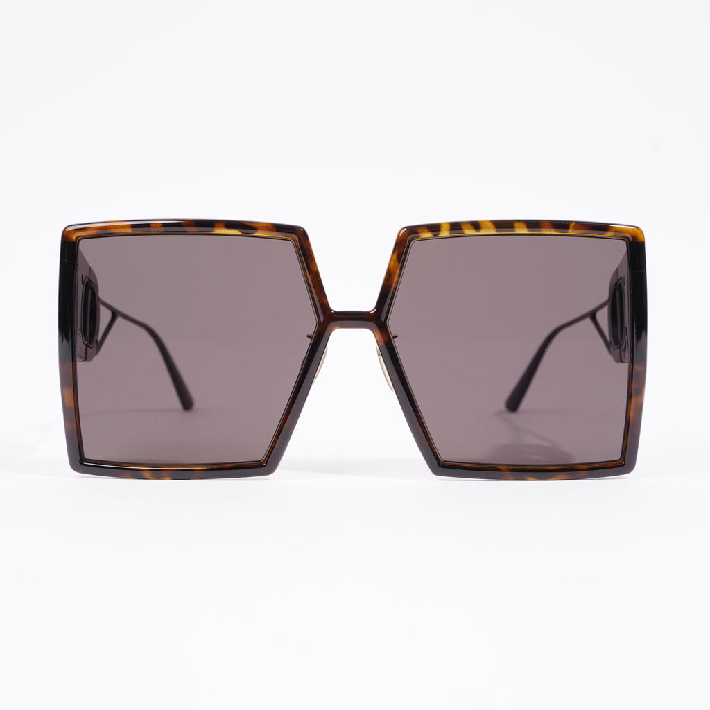 Christian Dior Womens 30 Montaigne Sunglasses Tortoise 130