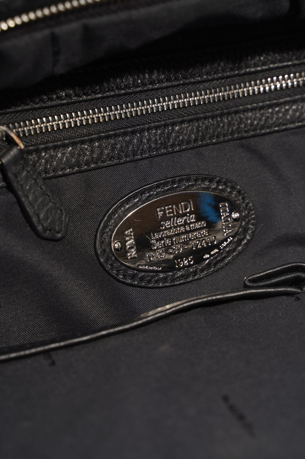 Fendi Womens Monster Backpack Black