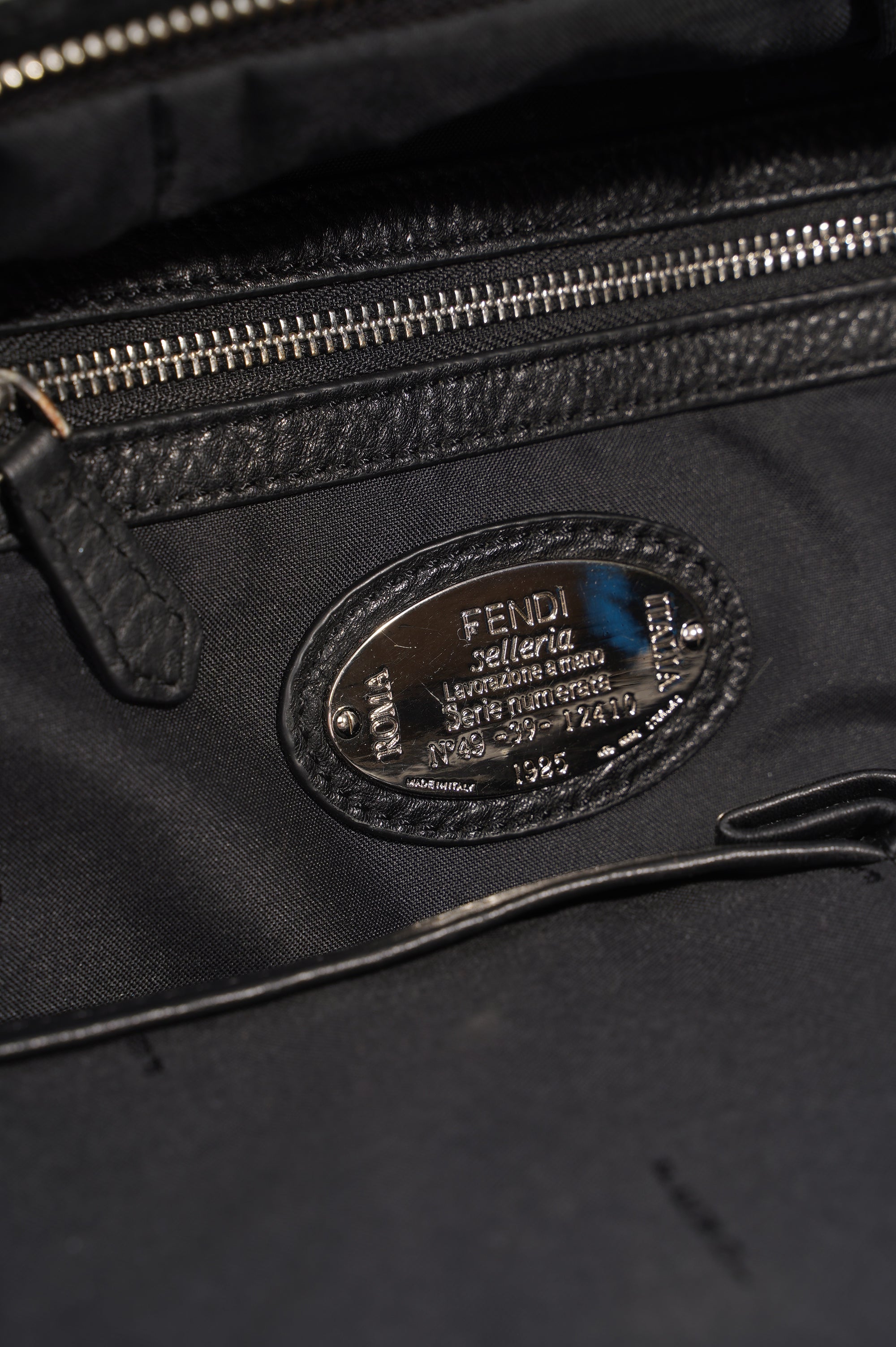 Fendi Womens Monster Backpack Black