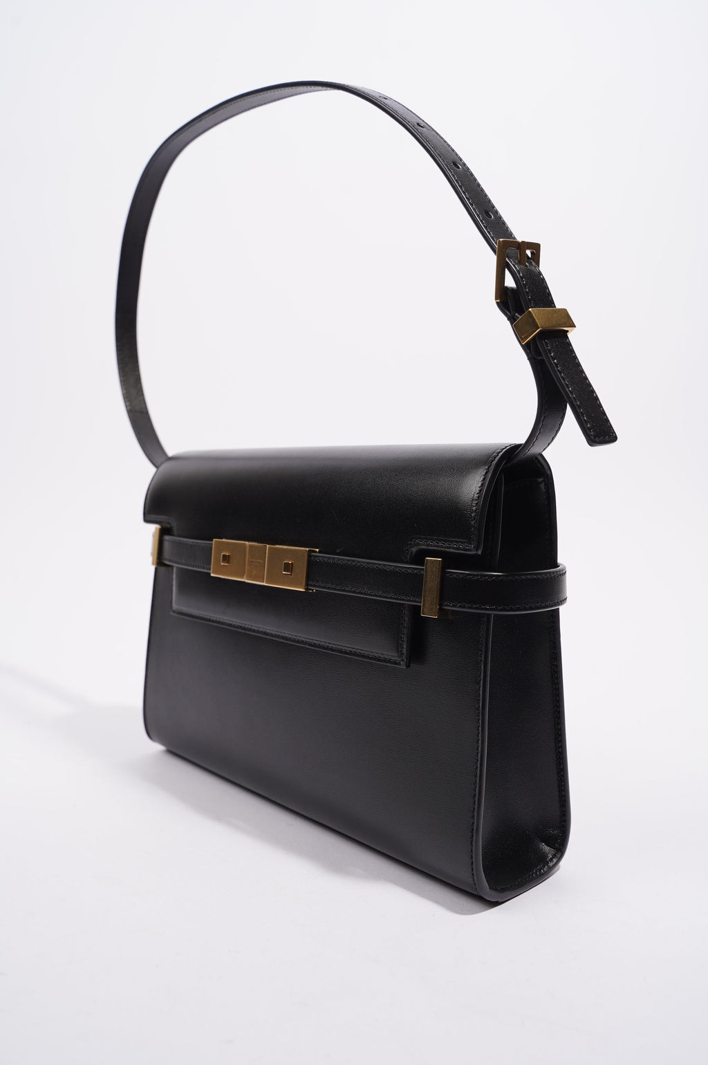 Saint Laurent Womens Manhattan Small Bag Black