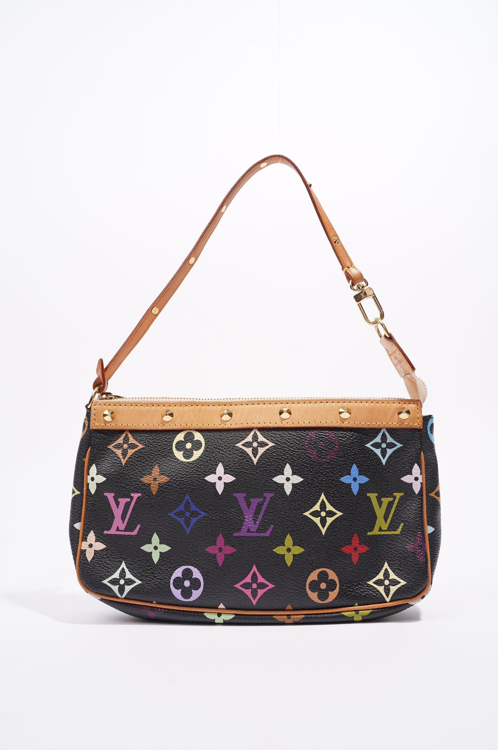 Louis Vuitton Womens Vintage Pochette Accessoire Black / Multicolour