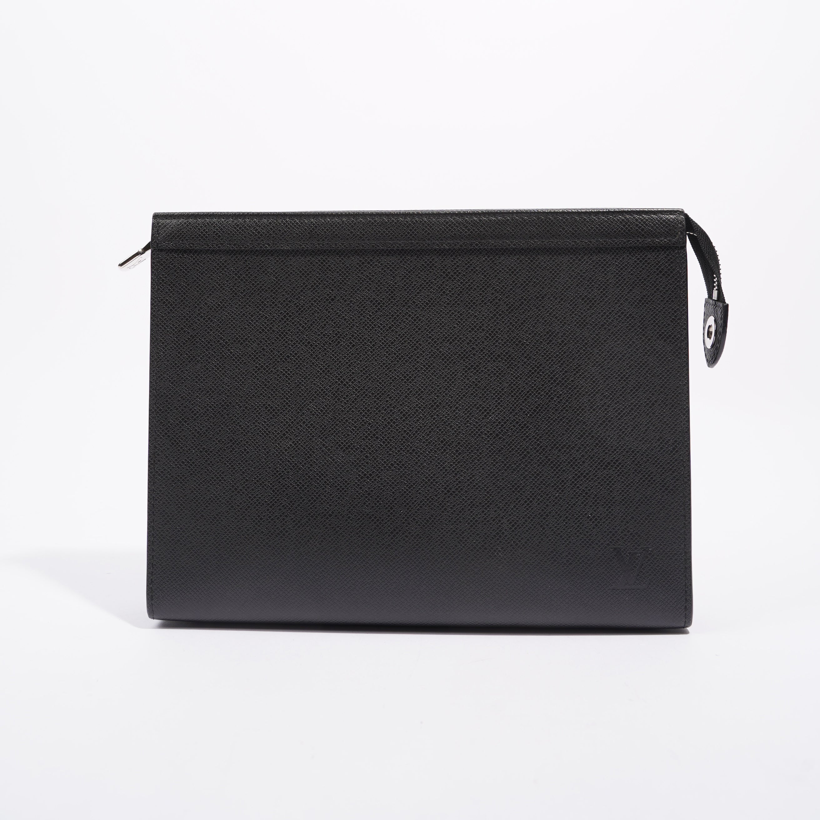 Louis Vuitton Mens Pochette Voyage Black MM