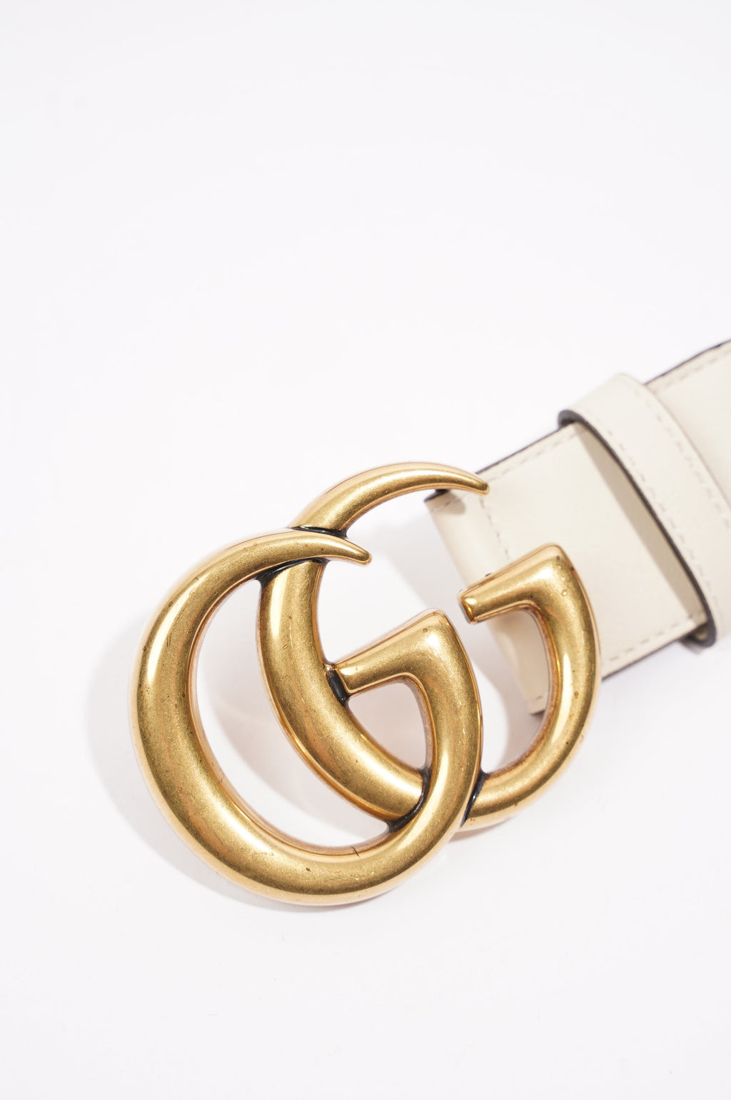 Gucci Marmont Belt White / Blue / Red 90cm - 36"