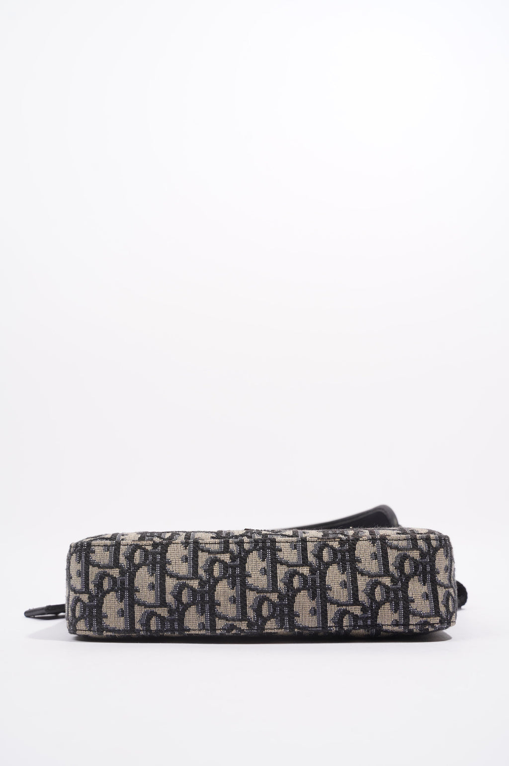 Christian Dior Womens Safari Messenger Oblique Bag Blue / White
