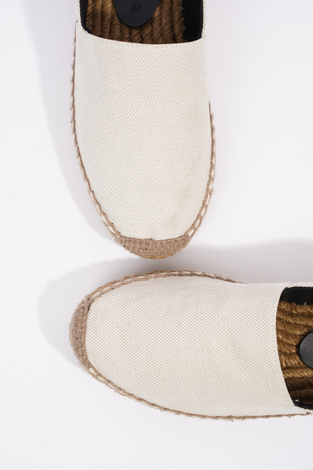 Saint Laurent Womens Espadrille Sl Signat White EU 37 / UK 4