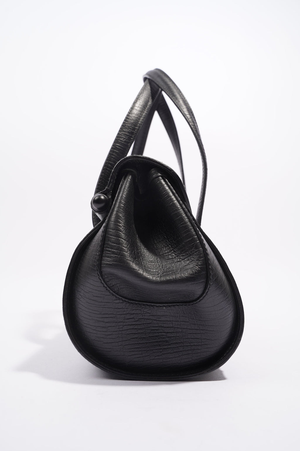 Gucci Womens Bamboo Handbag Black
