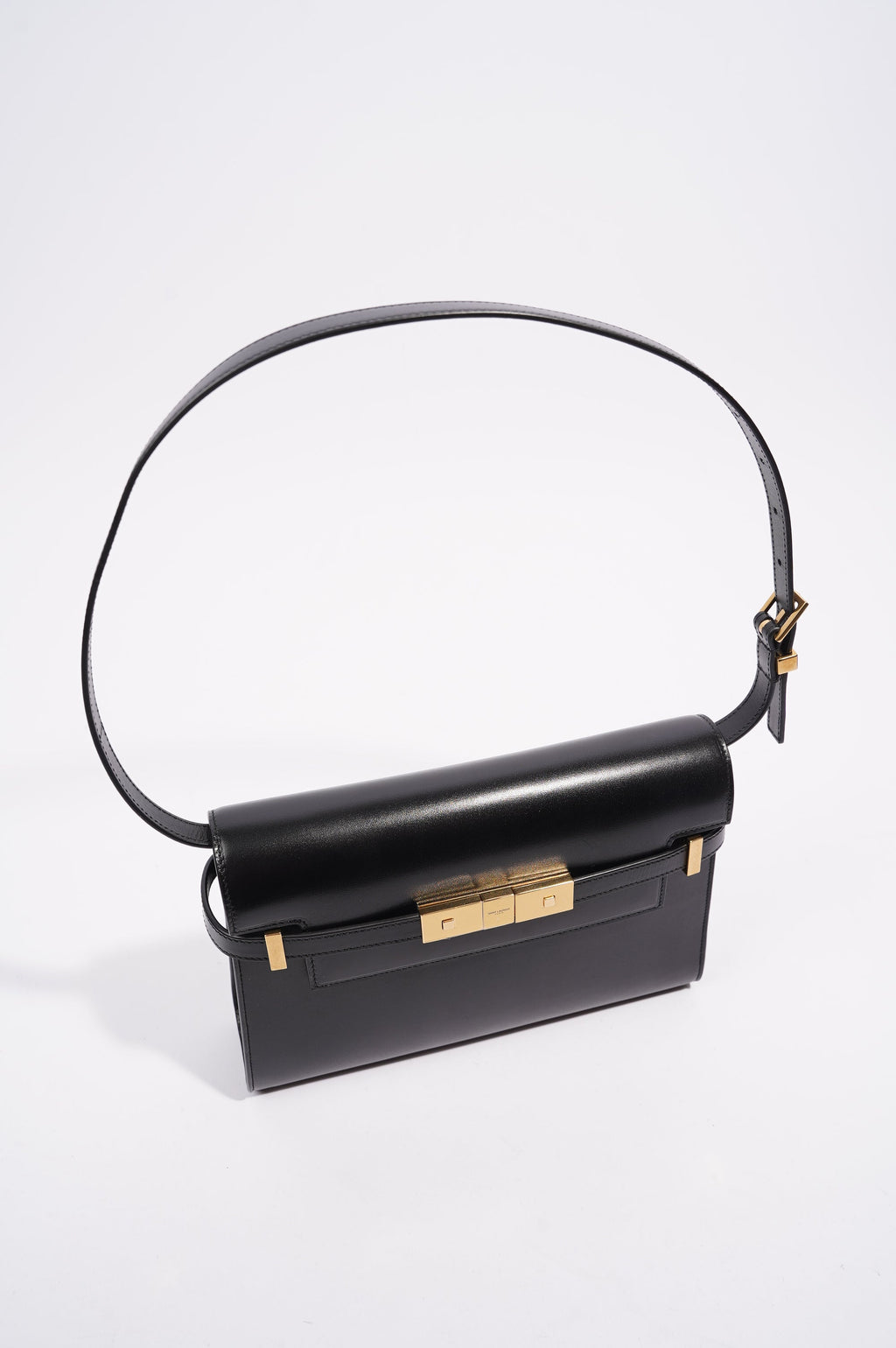 Saint Laurent Womens Manhattan Small Bag Black