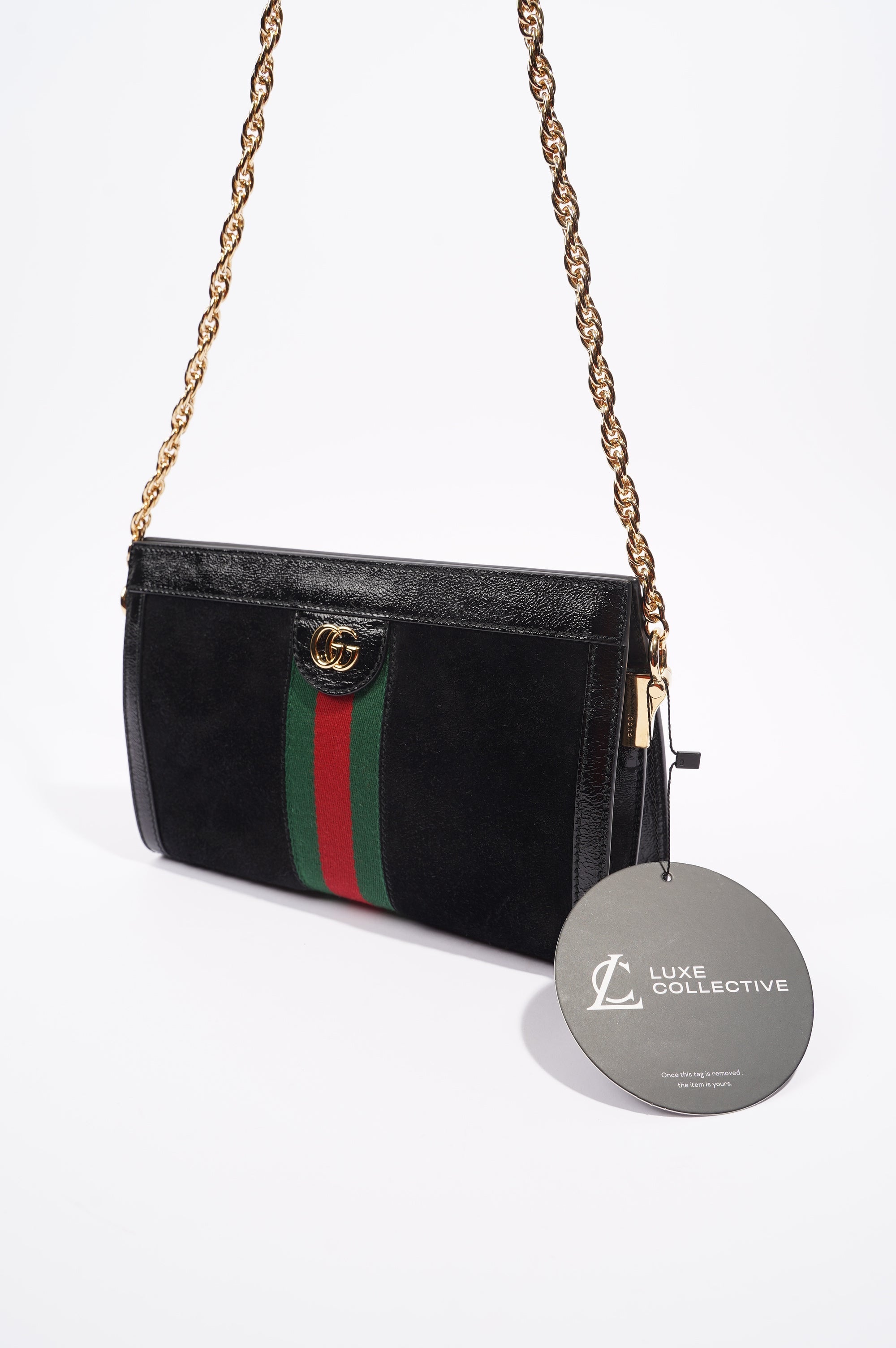 Gucci Womens Ophidia GG Small Shoulder Bag