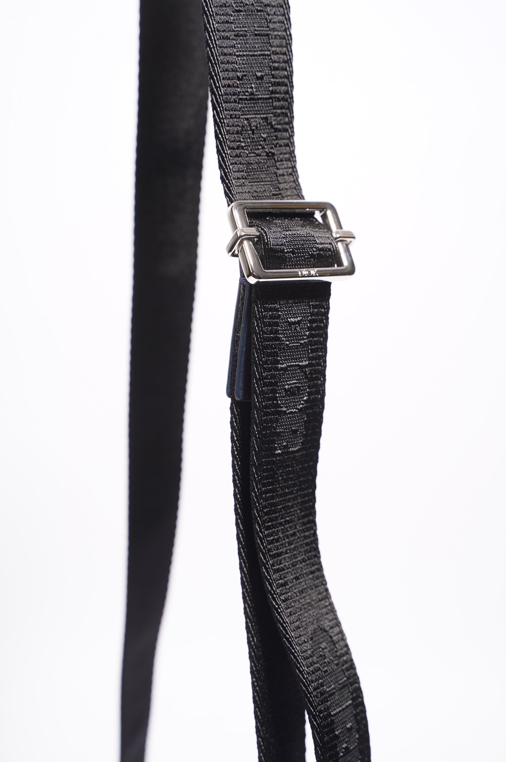 Christian Dior Messenger Pouch Navy Leather
