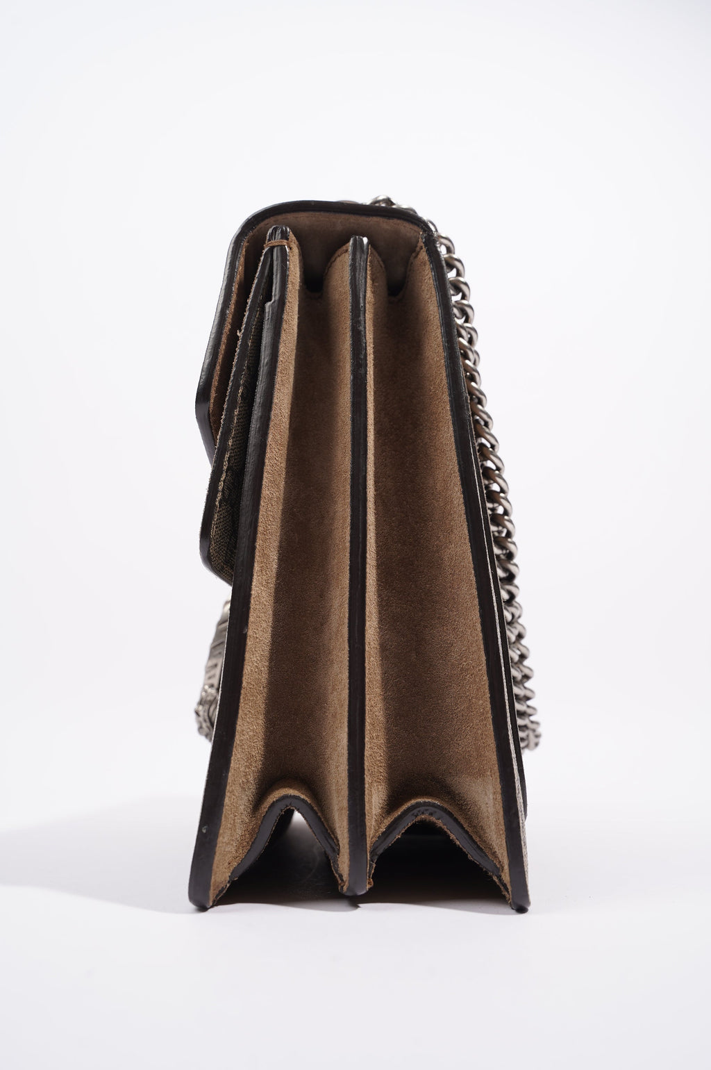 Gucci Womens Dionysus Supreme Bag Brown Canvas Medium