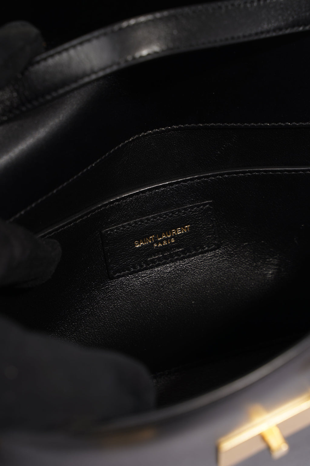 Saint Laurent Womens Manhattan Small Bag Black