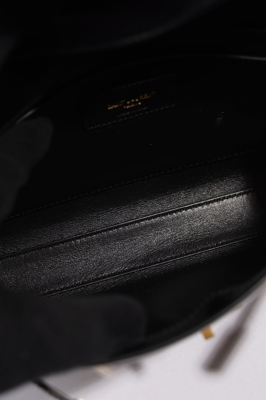 Saint Laurent Womens Manhattan Small Bag Black