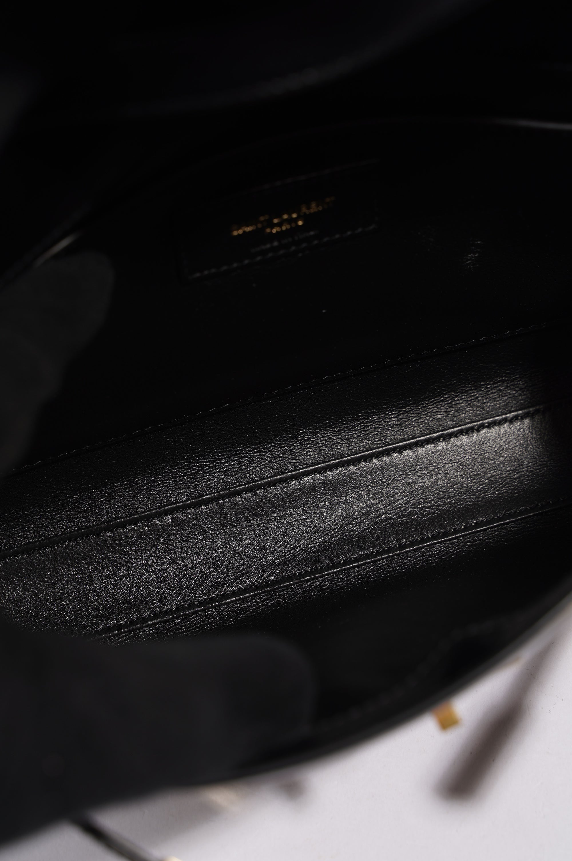 Saint Laurent Womens Manhattan Small Bag Black