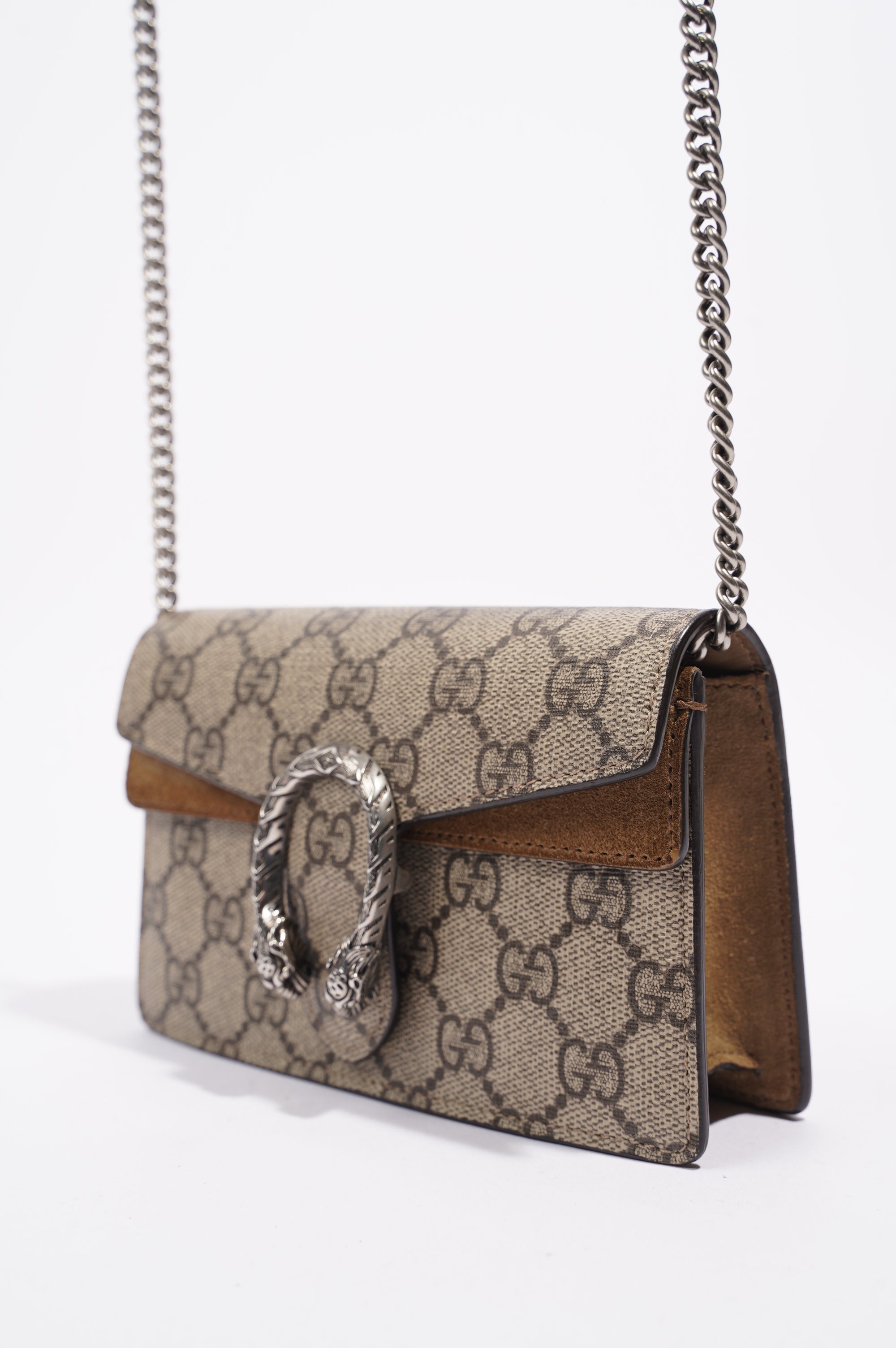 Gucci Womens Dionysus Supreme / Beige Super Mini