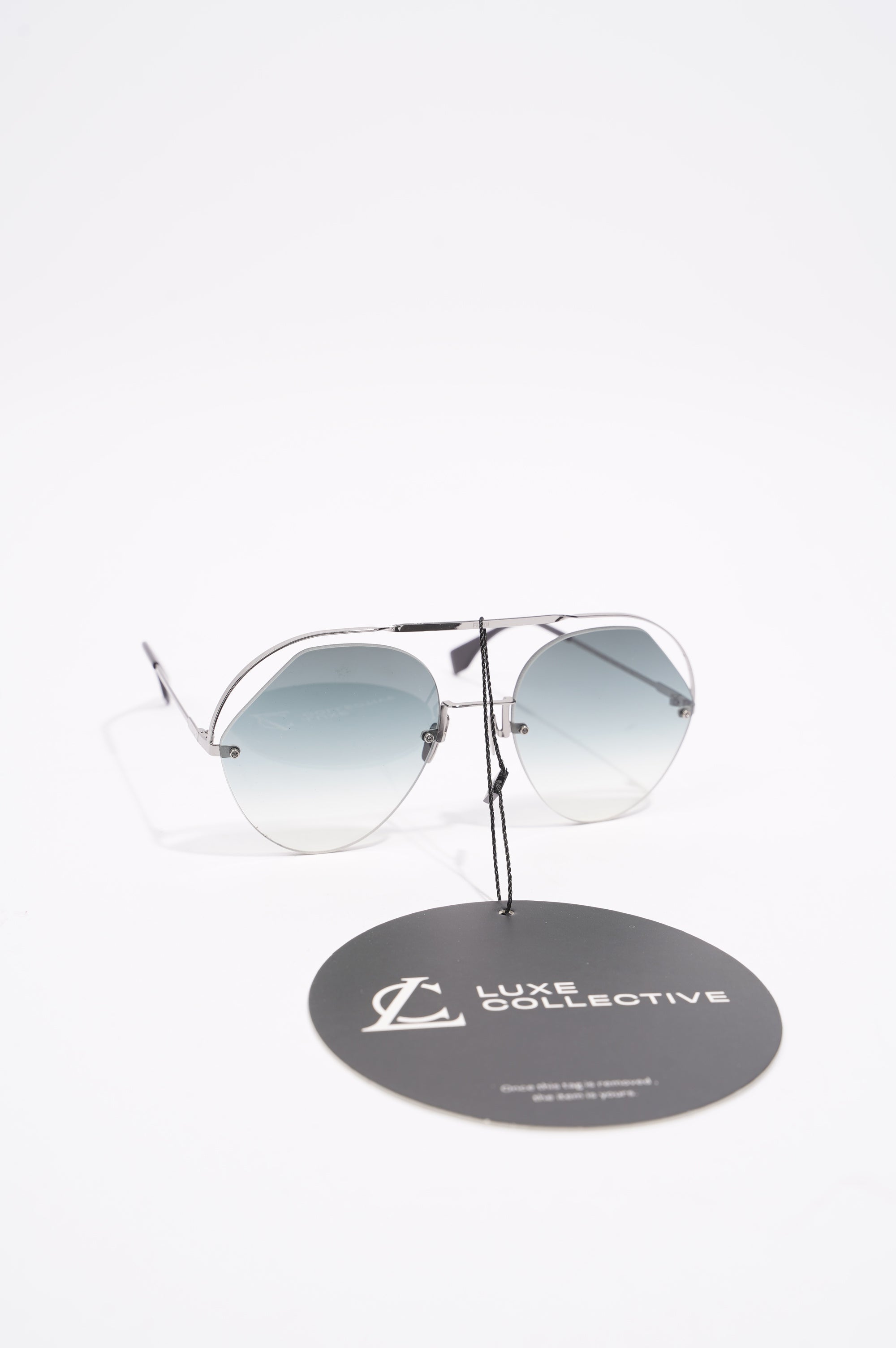 Fendi Womens FF0326 S Sunglasses Silver 140