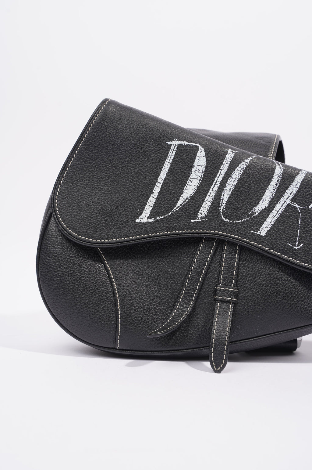 Christian Dior x Shawn Stussy Mens Saddle Bag Black / White