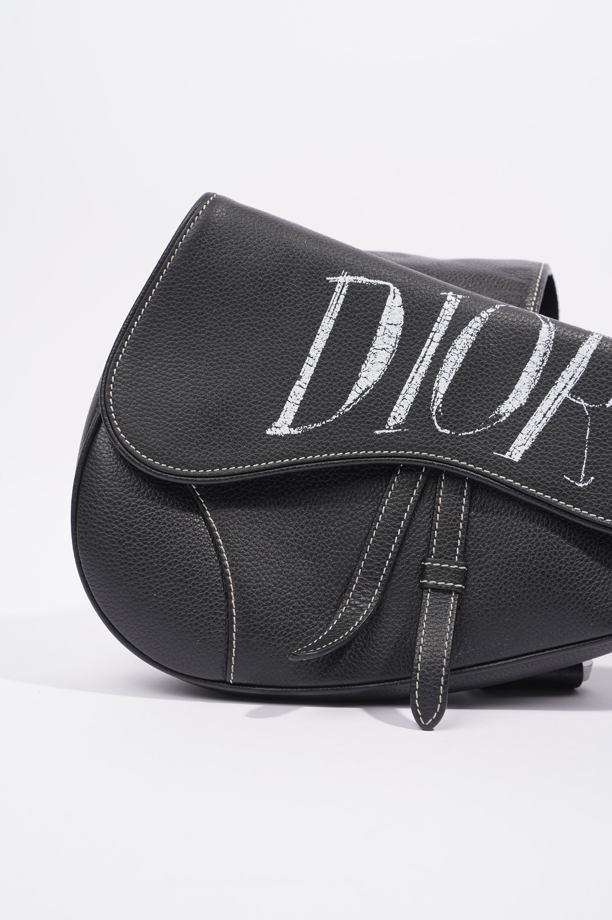 Christian Dior x Shawn Stussy Mens Saddle Bag Black / White