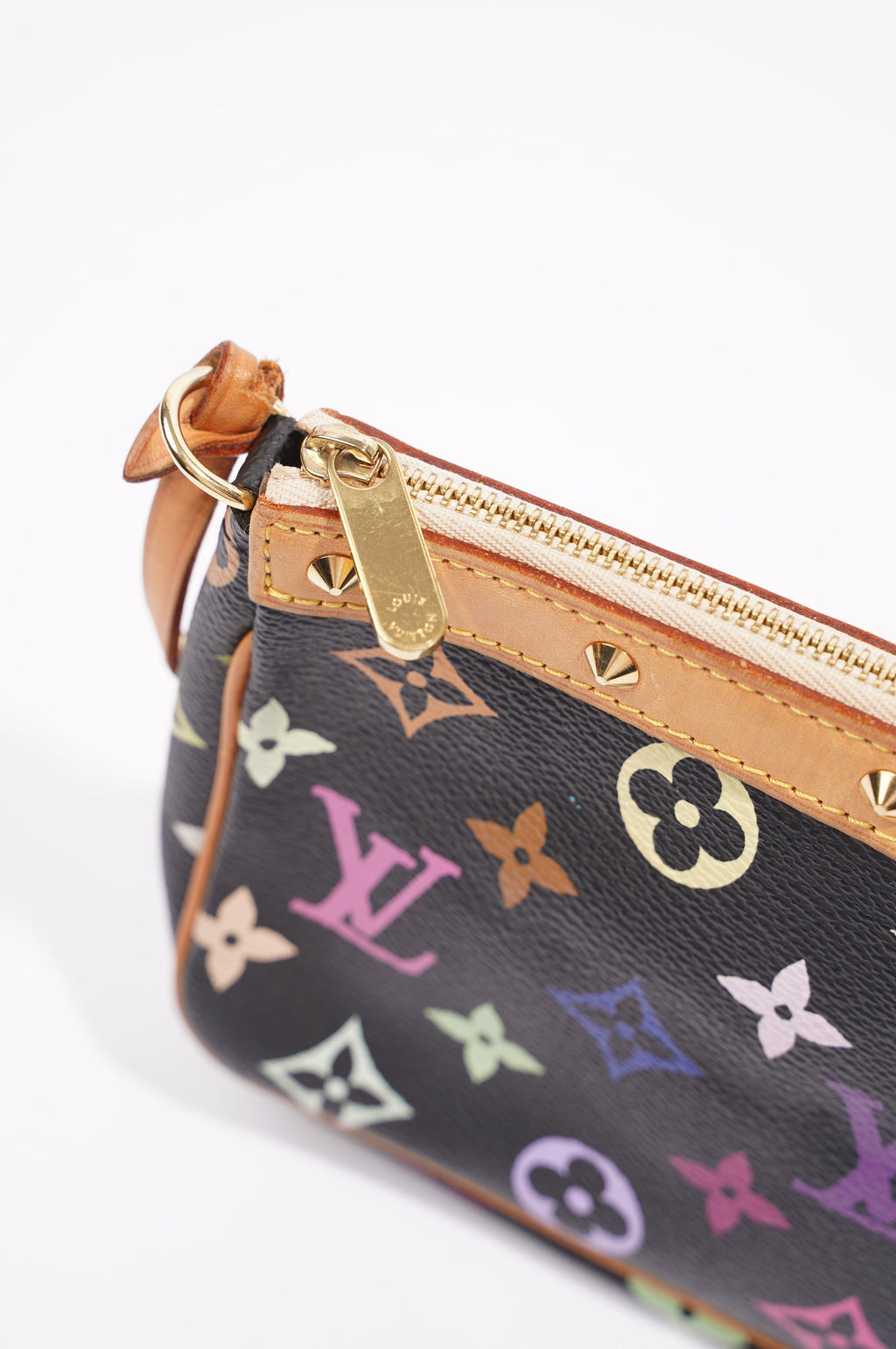 Louis Vuitton Womens Vintage Pochette Accessoire Black / Multicolour