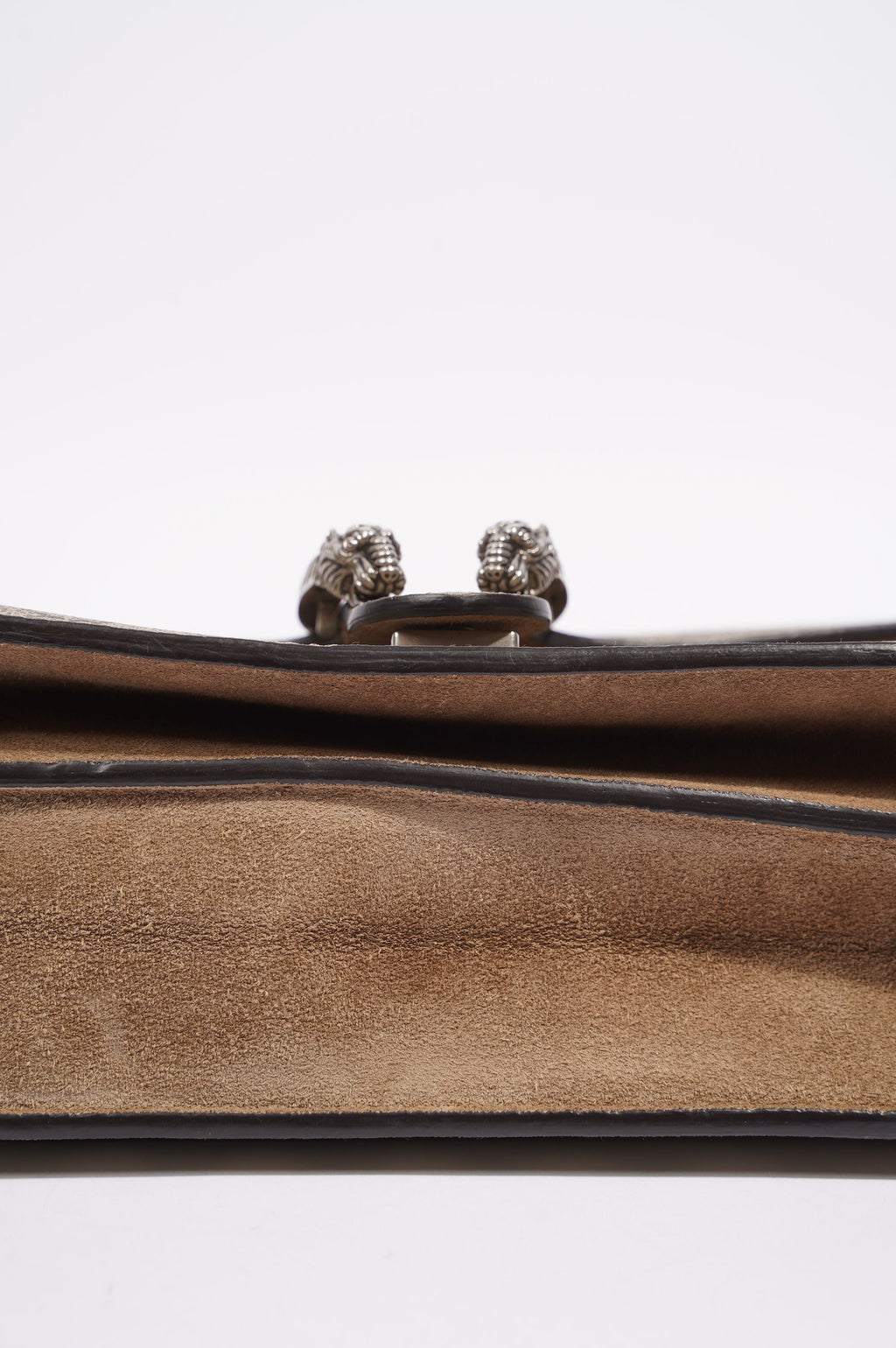 Gucci Womens Dionysus Supreme Bag Brown Canvas Medium