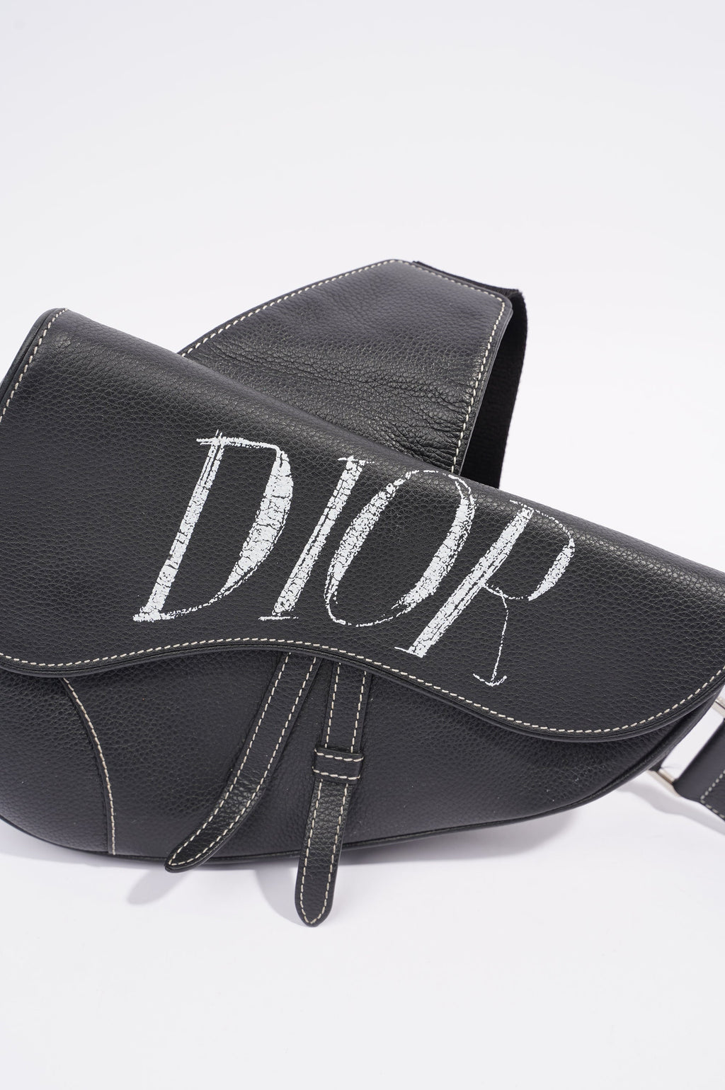 Christian Dior x Shawn Stussy Mens Saddle Bag Black / White