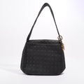 Christian Dior Womens Vintage Cannage Black Nylon
