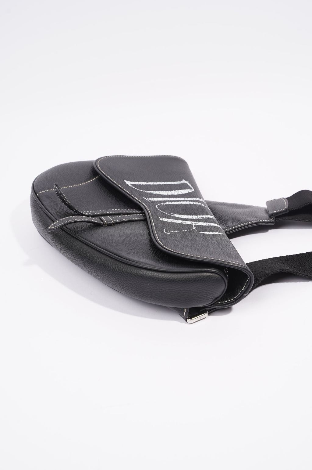 Christian Dior x Shawn Stussy Mens Saddle Bag Black / White