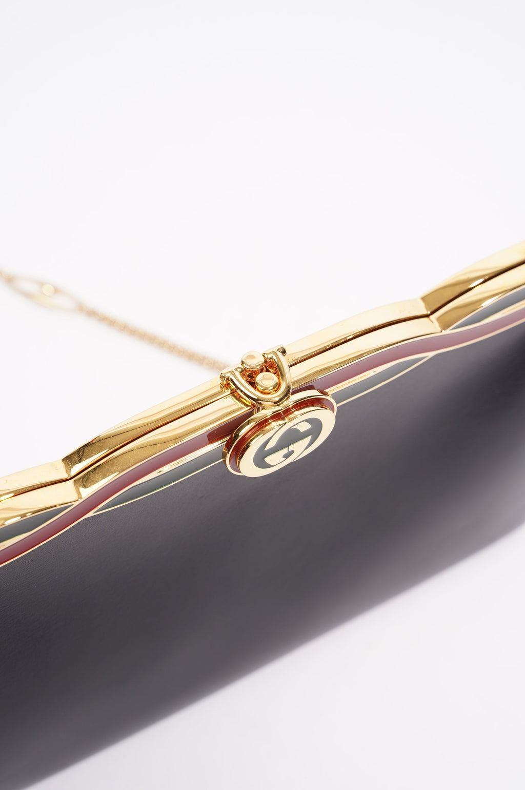 Gucci Womens Broadway Evening Bag Black