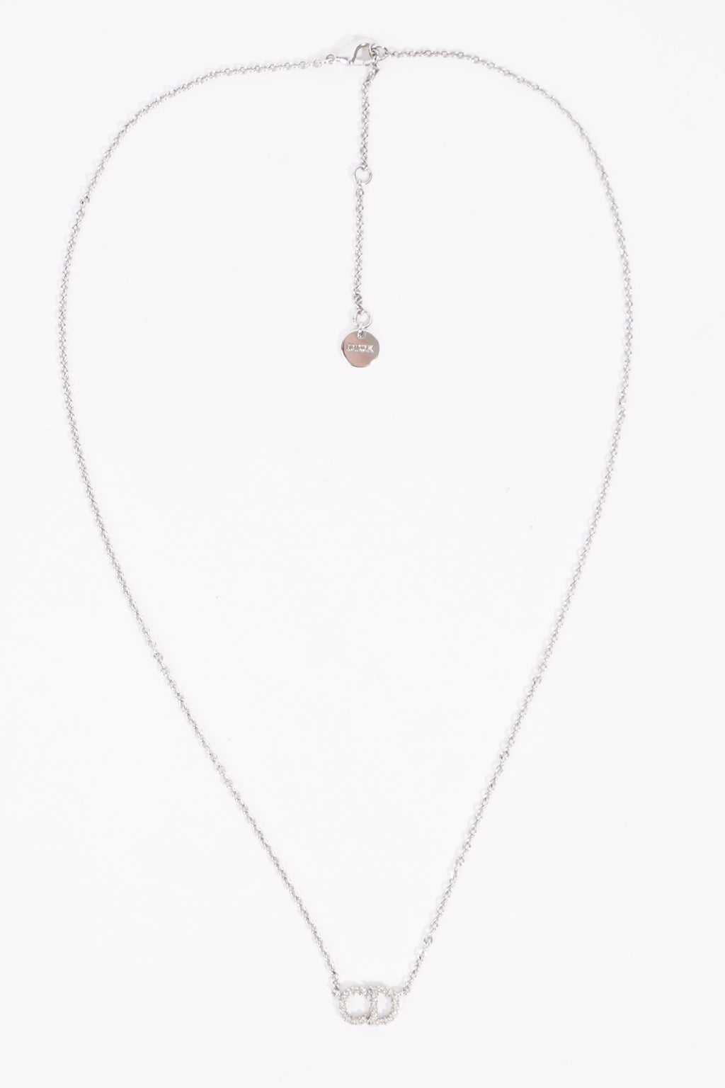 Christian Dior Womens Clair D Lune Necklace Silver