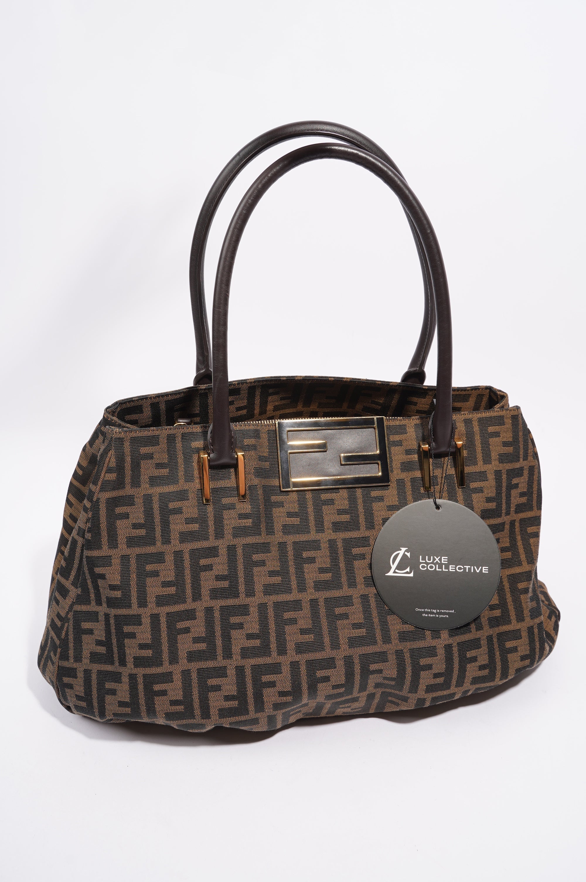 Fendi Womens Mia Zucca Large