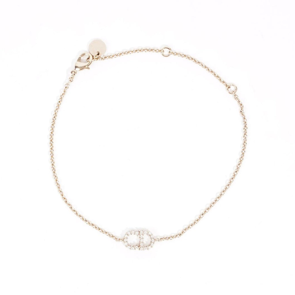 Christian Dior Womens Clair D Lune Bracelet Brass