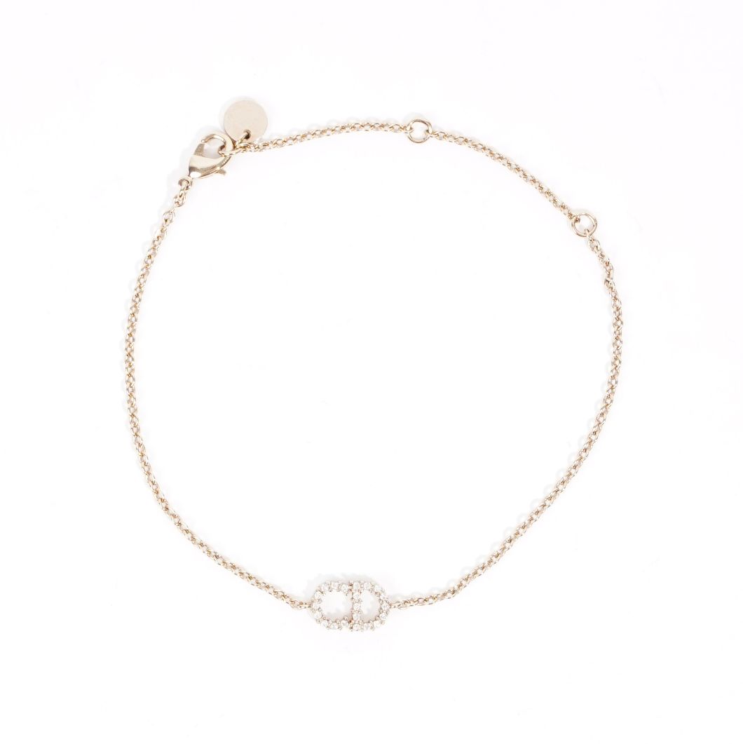 Christian Dior Womens Clair D Lune Bracelet Brass