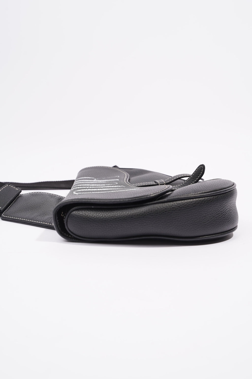 Christian Dior x Shawn Stussy Mens Saddle Bag Black / White
