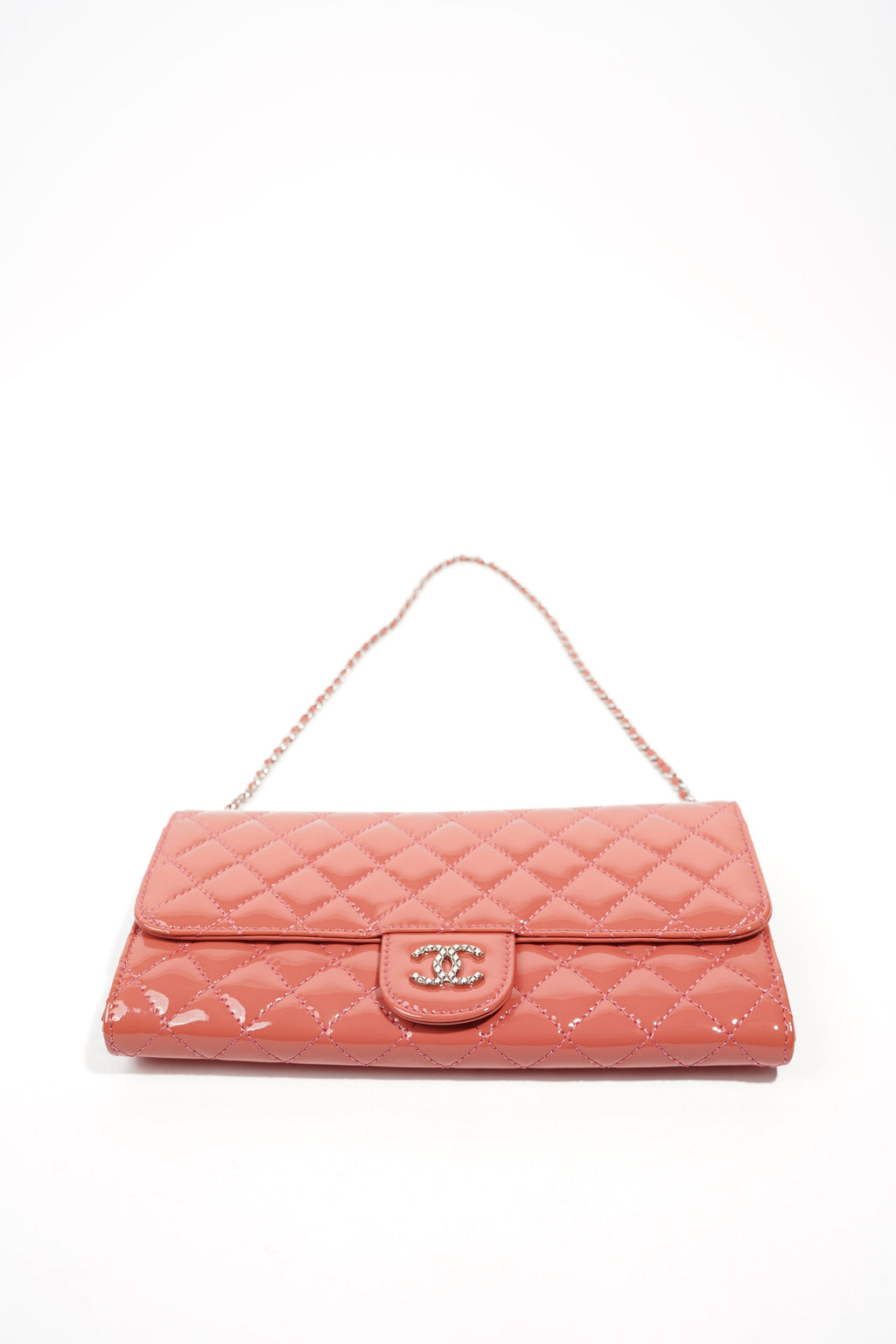 Chanel Womens Brilliant East West Flap Wallet on Chain