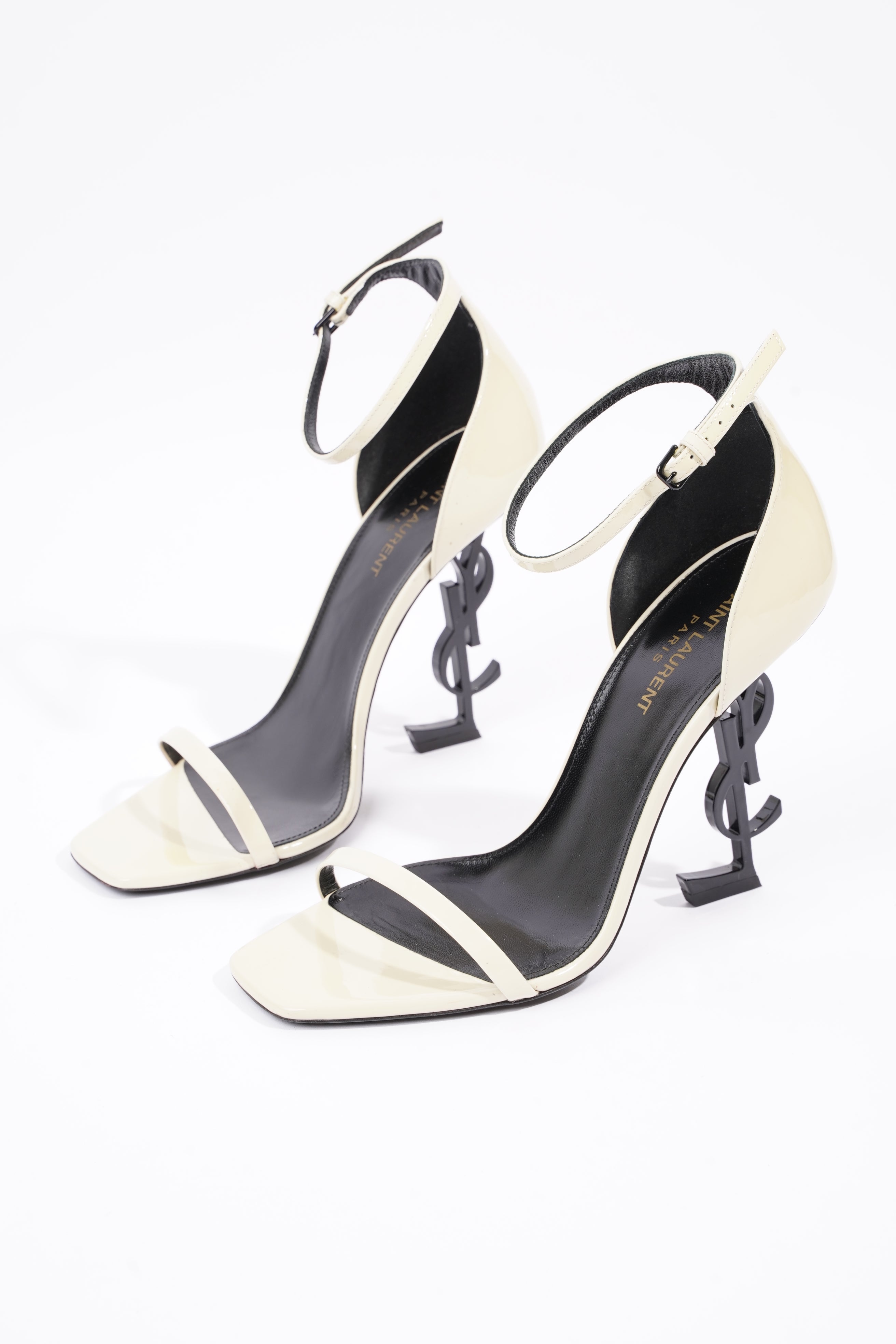 Saint Laurent Womens Opyum 110 Patent Cream EU 39 / UK 6