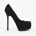 Saint Laurent Womens Tribtoo Pump Black Suede EU 38.5 / UK 5.5