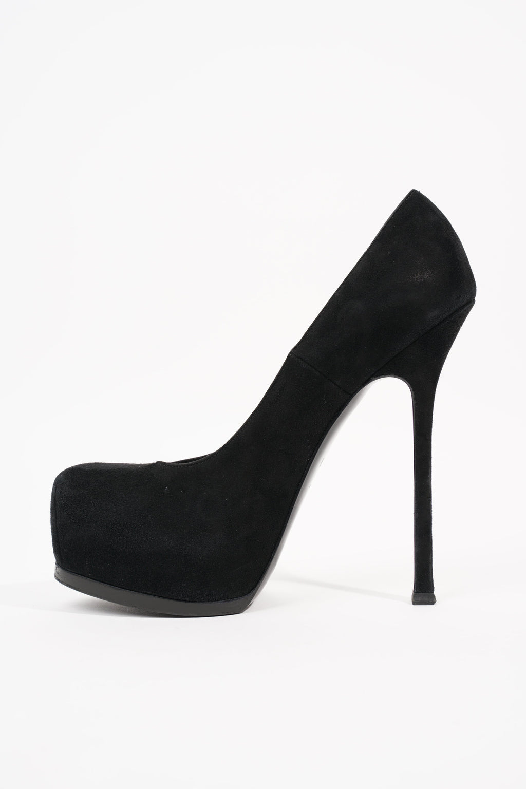 Saint Laurent Womens Tribtoo Pump Black Suede EU 38.5 / UK 5.5