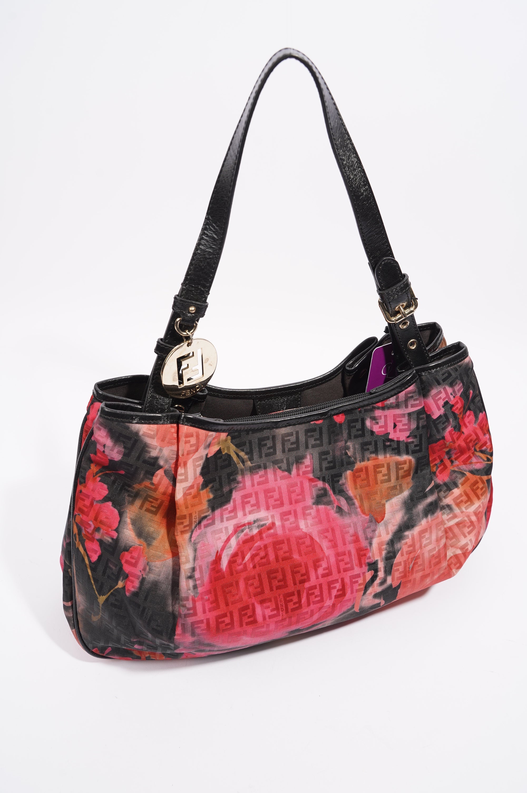 Fendi Womens Hobo Bag Multicolour