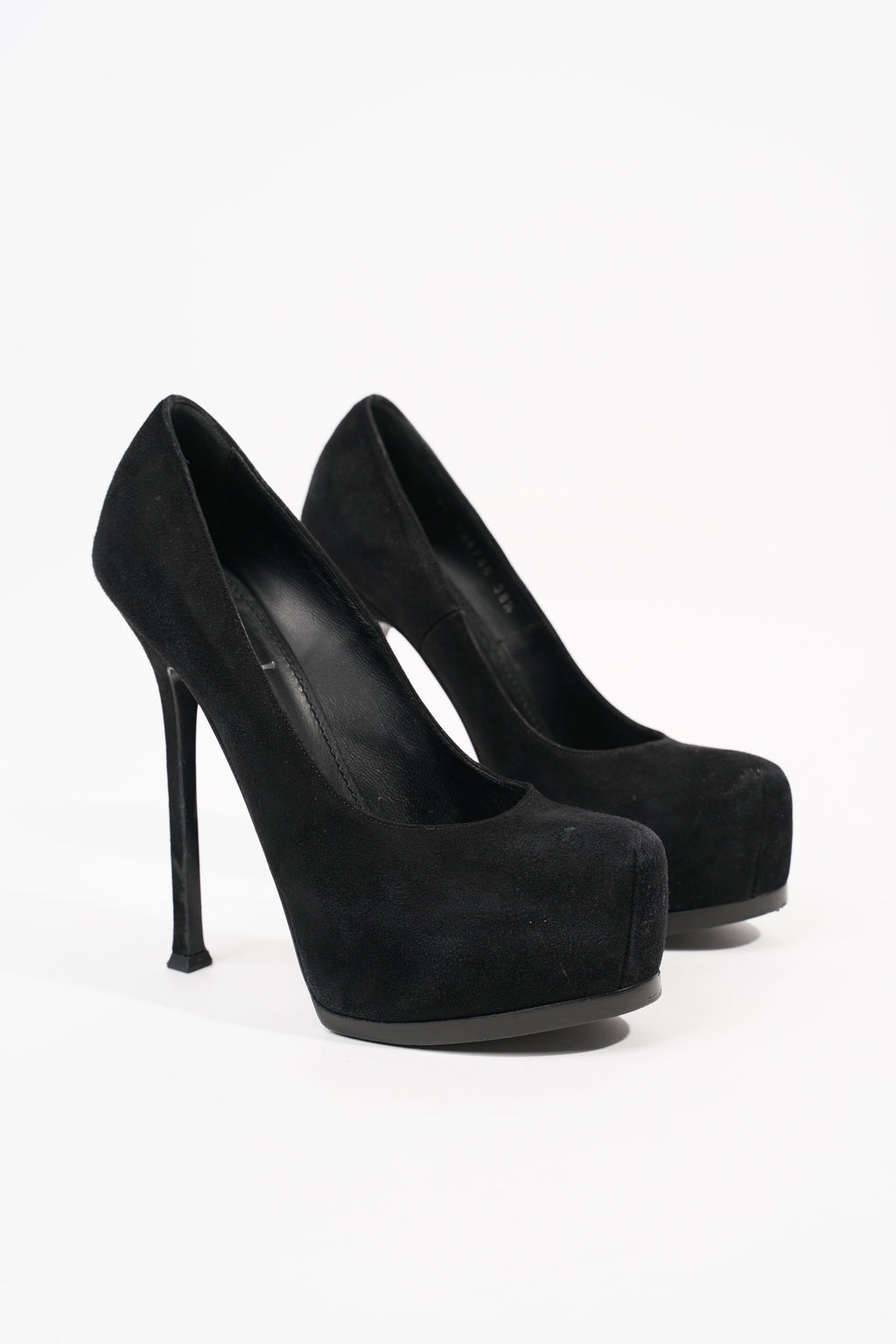 Saint Laurent Womens Tribtoo Pump Black Suede EU 38.5 / UK 5.5