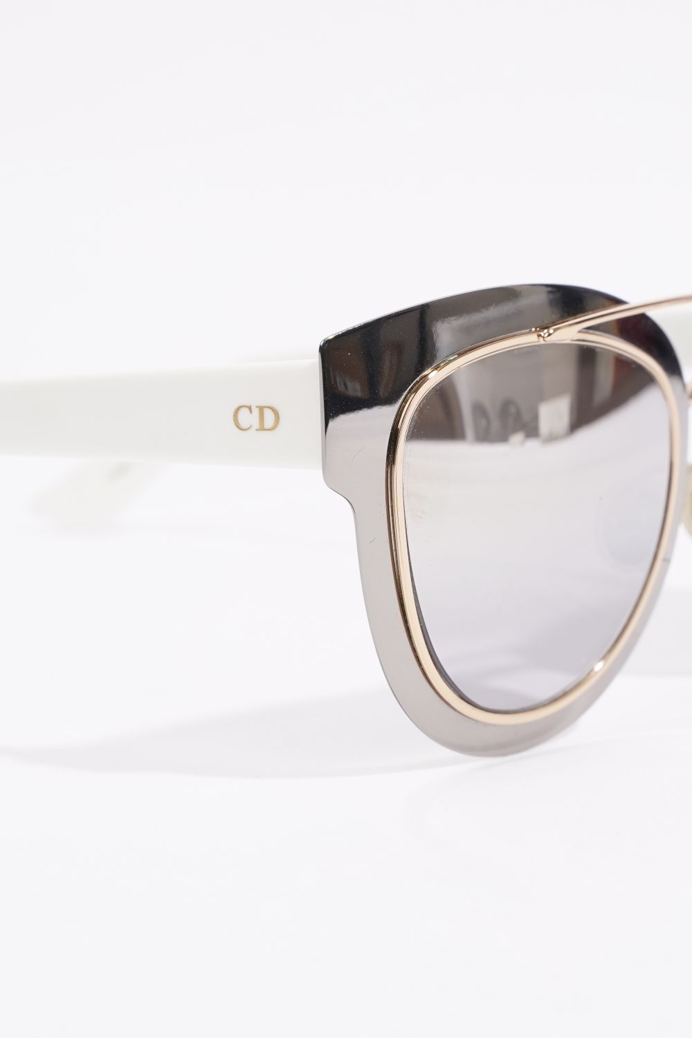 Christian Dior Womens LMJ 96 Sunglasses Grey / White 145