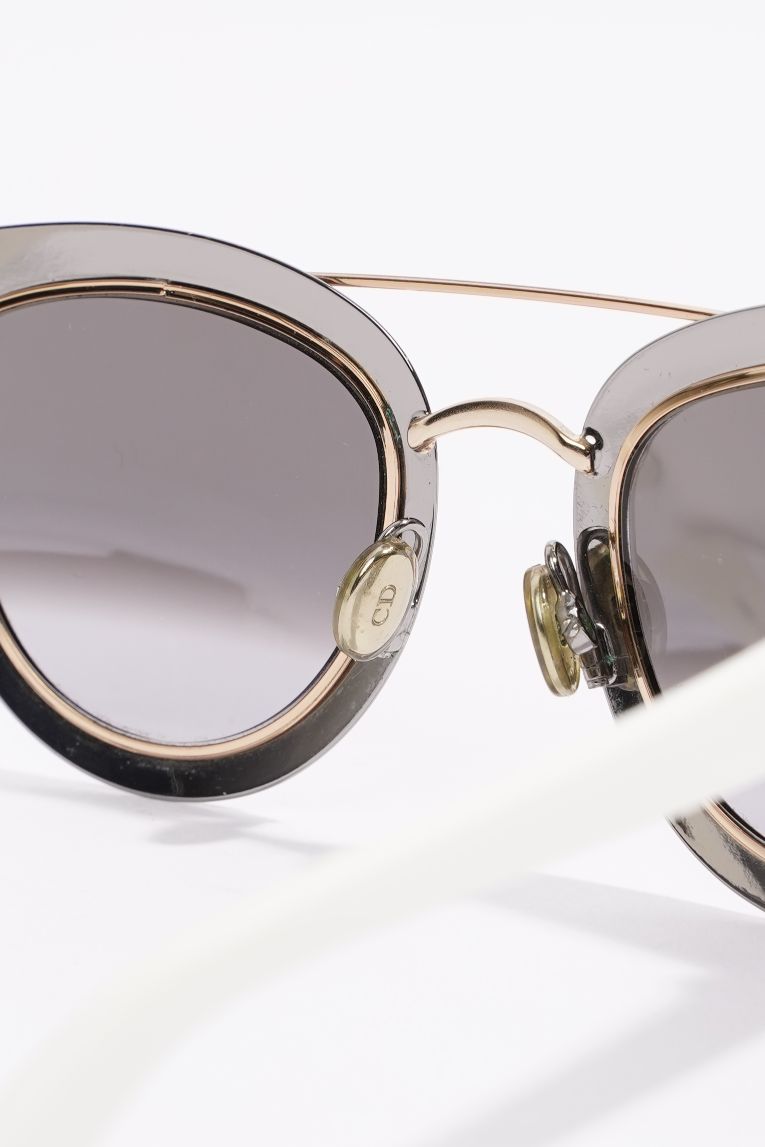 Christian Dior Womens LMJ 96 Sunglasses Grey / White 145