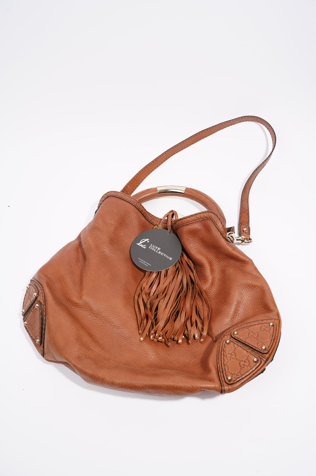 Gucci Womens Indy Hobo Oak