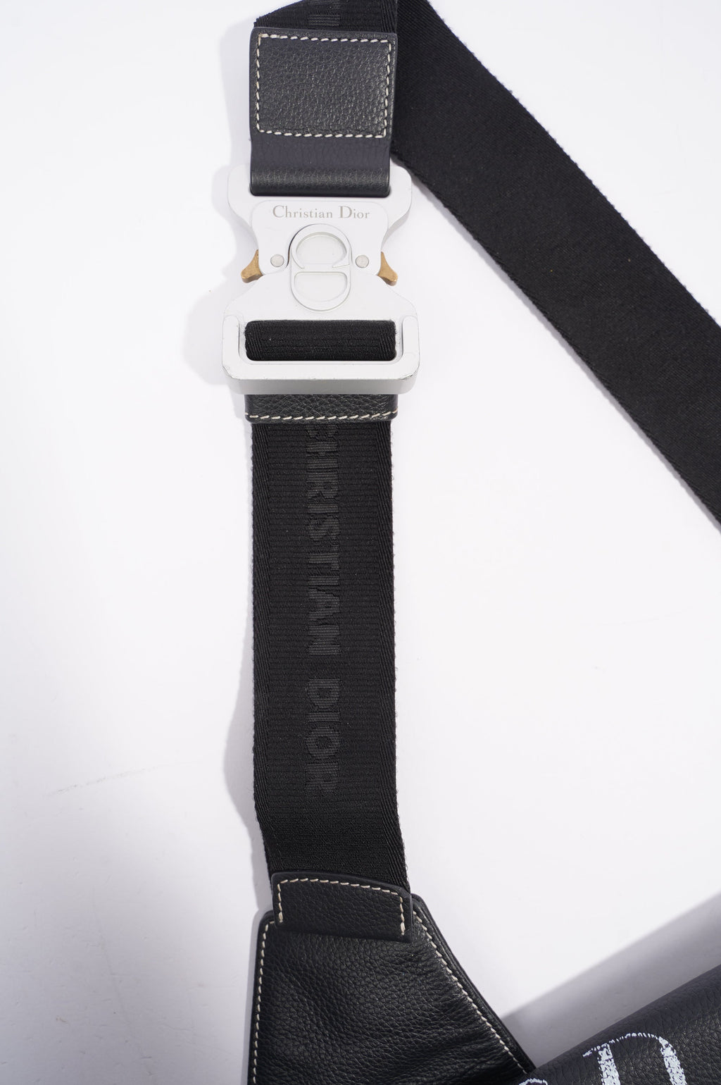 Christian Dior x Shawn Stussy Mens Saddle Bag Black / White