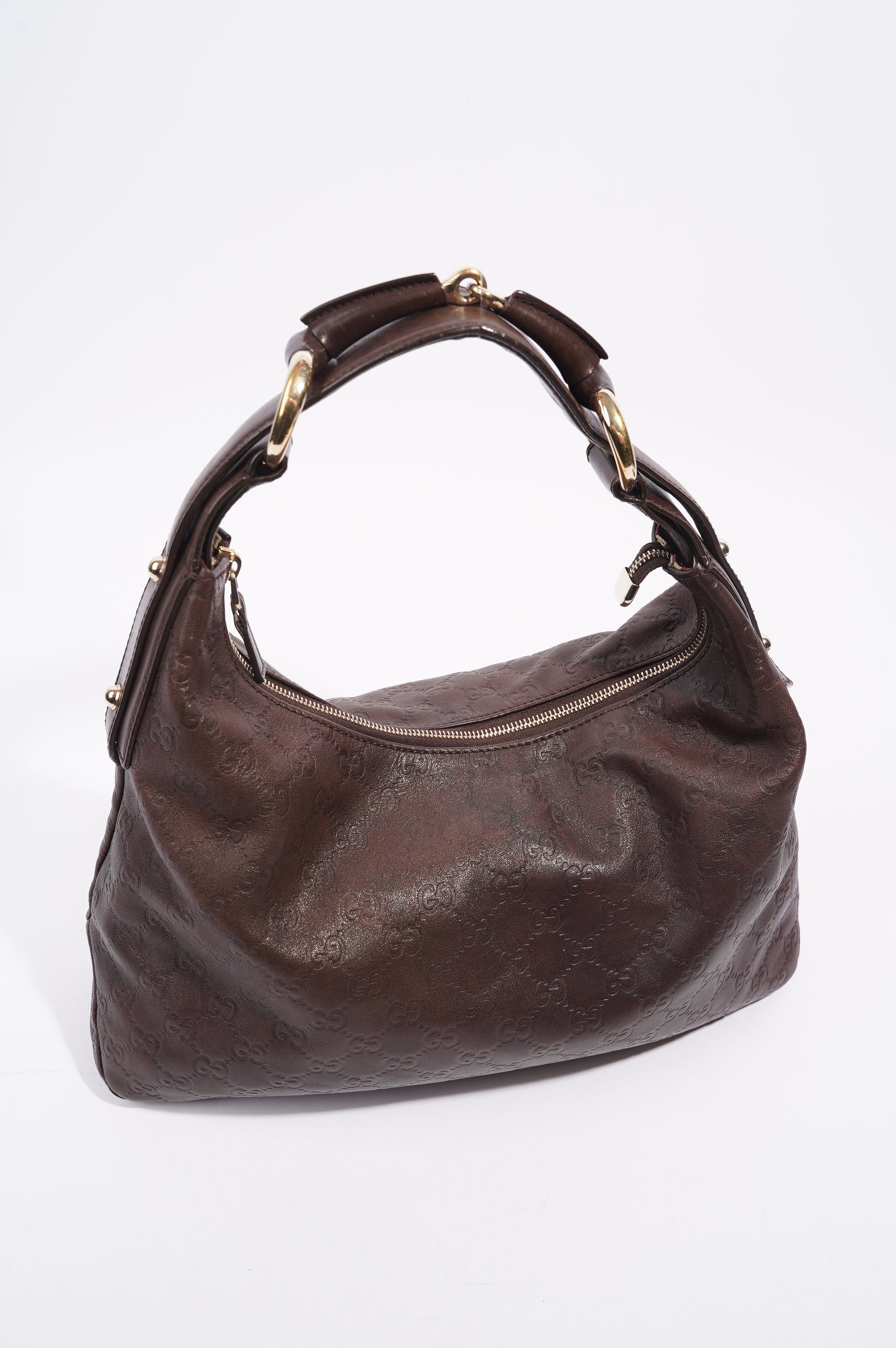 Gucci Womens One Shoulder Bag Maroon