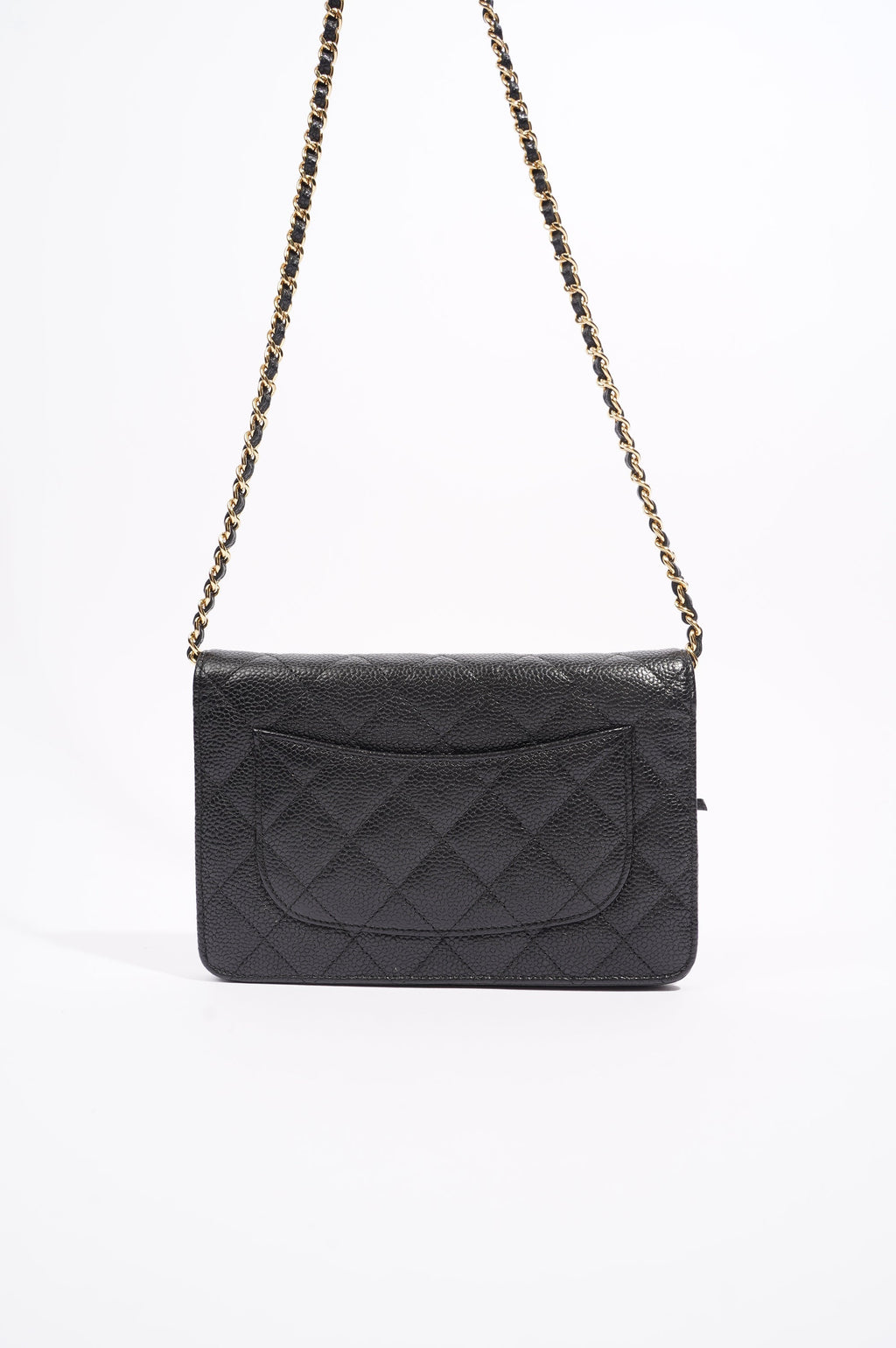 Chanel Womens Wallet On Chain Black Caviar