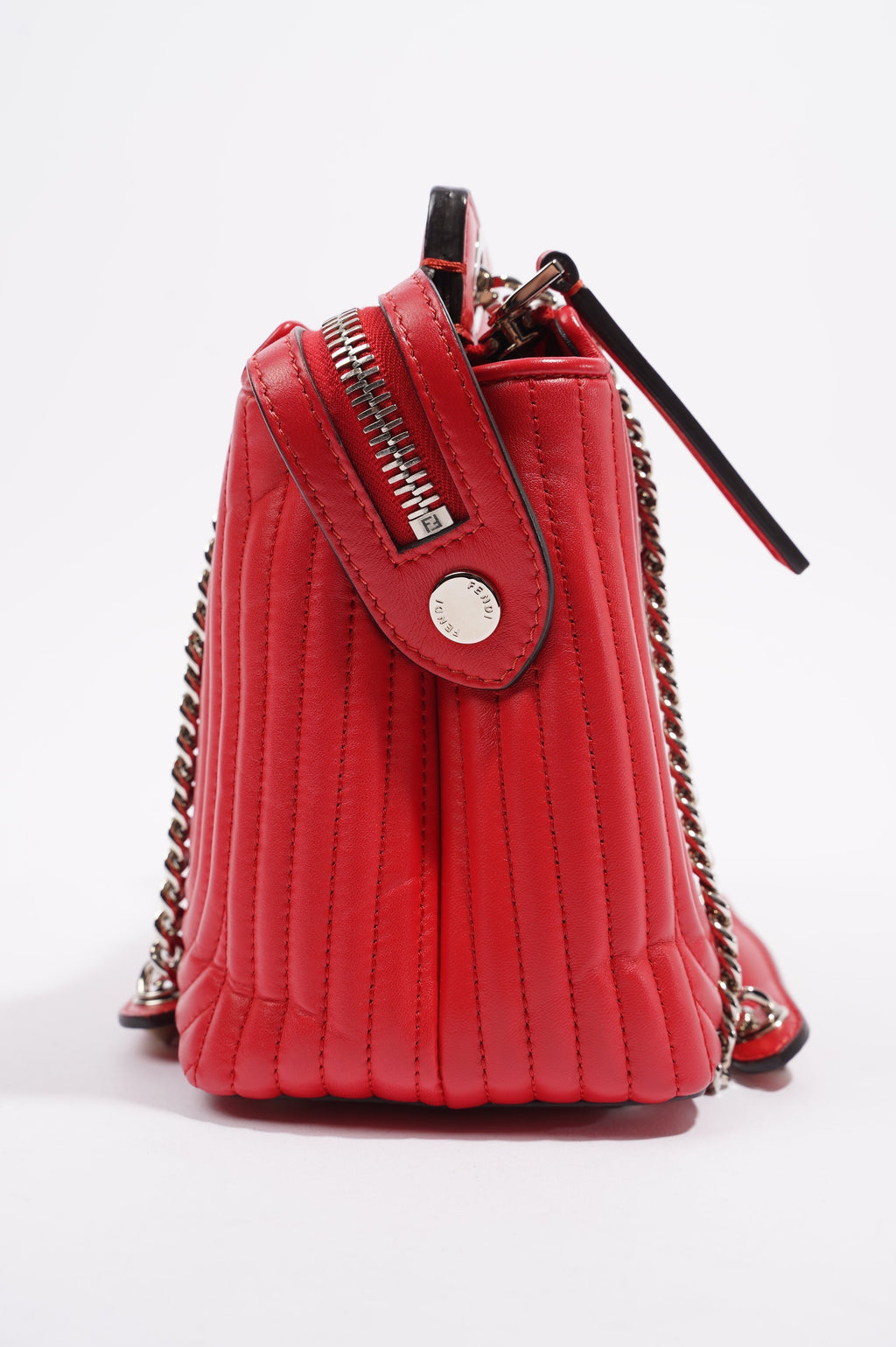 Fendi Womens Dotcom Bag Red