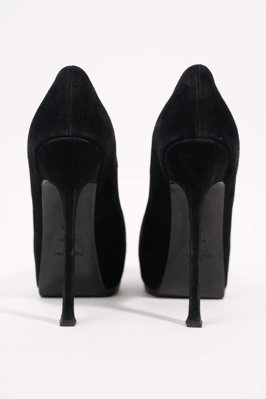 Saint Laurent Womens Tribtoo Pump Black Suede EU 38.5 / UK 5.5
